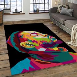 Kendrick Lamar Rapper Hiphop Music Retangle Carpet Area Rug Home Decor Best Gift For Fan And Friends KL10