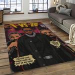 kendrick lamar rapper hiphop music retangle carpet area rug home decor best gift for fan and friends dark room kl14