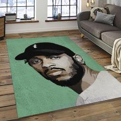 Kendrick Lamar Rapper Hiphop Music Retangle Carpet Area Rug Home Decor Best Gift For Fan And Friends KL18