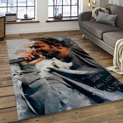 Kendrick Lamar Rapper Hiphop Music Retangle Carpet Area Rug Home Decor Best Gift For Fan And Friends KL5