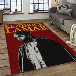 Kendrick Lamar Rapper Hiphop Music Retangle Carpet Area Rug Home Decor Best Gift For Fan And Friends KL7