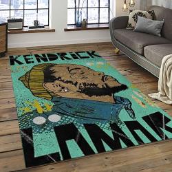 Kendrick Lamar Rapper Hiphop Music Retangle Carpet Area Rug Home Decor Best Gift For Fan And Friends KL8