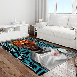 kendrick lamar rapper hiphop music retangle carpet area rug home decor best gift for fan and friends light room kl12