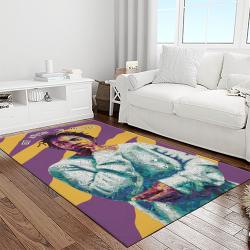 kendrick lamar rapper hiphop music retangle carpet area rug home decor best gift for fan and friends light room kl6