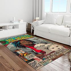 kendrick lamar rapper hiphop music retangle carpet area rug home decor best gift for fan and friends light room kl9