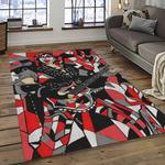 kiss rock band music retangle carpet area rug home decor best gift for fan and friends dark room as11