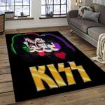 kiss rock band music retangle carpet area rug home decor best gift for fan and friends dark room as2