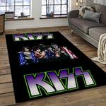 kiss rock band music retangle carpet area rug home decor best gift for fan and friends dark room as25