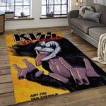kiss rock band music retangle carpet area rug home decor best gift for fan and friends dark room as28