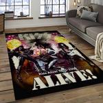 kiss rock band music retangle carpet area rug home decor best gift for fan and friends dark room as35