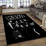 kiss rock band music retangle carpet area rug home decor best gift for fan and friends dark room as53