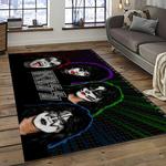 kiss rock band music retangle carpet area rug home decor best gift for fan and friends dark room as61