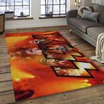 kiss rock band music retangle carpet area rug home decor best gift for fan and friends dark room as63