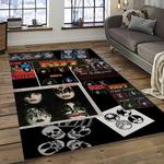 kiss rock band music retangle carpet area rug home decor best gift for fan and friends dark room as68