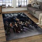 kiss rock band music retangle carpet area rug home decor best gift for fan and friends dark room as69