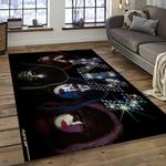 kiss rock band music retangle carpet area rug home decor best gift for fan and friends dark room as77