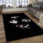 kiss rock band music retangle carpet area rug home decor best gift for fan and friends dark room as82