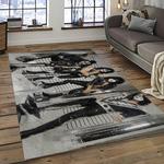 kiss rock band music retangle carpet area rug home decor best gift for fan and friends dark room as87
