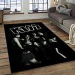 kiss rock band music retangle carpet area rug home decor best gift for fan and friends dark room as88