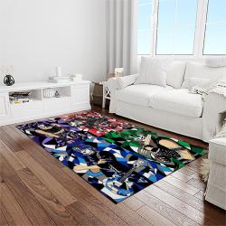 kiss rock band music retangle carpet area rug home decor best gift for fan and friends light room as12