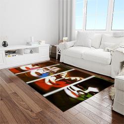 kiss rock band music retangle carpet area rug home decor best gift for fan and friends light room as18