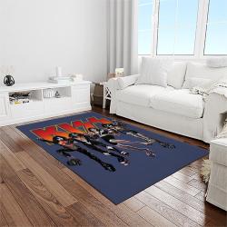 kiss rock band music retangle carpet area rug home decor best gift for fan and friends light room as50