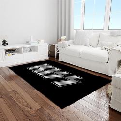 kiss rock band music retangle carpet area rug home decor best gift for fan and friends light room as54