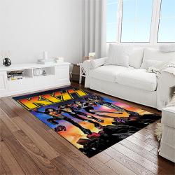 kiss rock band music retangle carpet area rug home decor best gift for fan and friends light room as75
