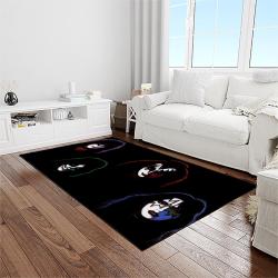 kiss rock band music retangle carpet area rug home decor best gift for fan and friends light room as80