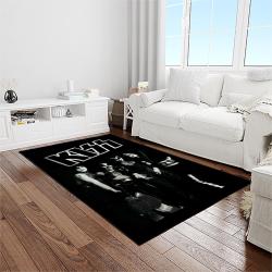 kiss rock band music retangle carpet area rug home decor best gift for fan and friends light room as88
