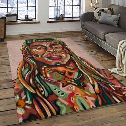 Lil Wayne Rapper Hiphop Music Rap Carpet Area Rug Home Decor Gift For Fans Gift For Friends LIL16