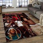 lil wayne rapper hiphop music rap carpet area rug home decor gift for fans gift for friends dark room lil20