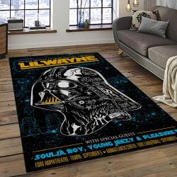 Lil Wayne Rapper Hiphop Music Rap Carpet Area Rug Home Decor Gift For Fans Gift For Friends LIL27