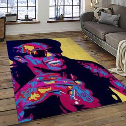 Lil Wayne Rapper Hiphop Music Rap Carpet Area Rug Home Decor Gift For Fans Gift For Friends LIL8