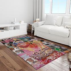 lil wayne rapper hiphop music rap carpet area rug home decor gift for fans gift for friends light room lil29