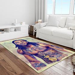 lil wayne rapper hiphop music rap carpet area rug home decor gift for fans gift for friends light room lil30
