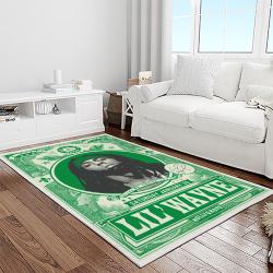 lil wayne rapper hiphop music rap carpet area rug home decor gift for fans gift for friends light room lil33