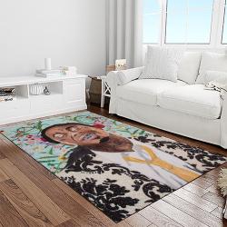 lil wayne rapper hiphop music rap carpet area rug home decor gift for fans gift for friends light room lil9