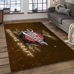 Miller Lite American Style Beer Retangle Carpet Area Rug Home Decor Gift Best Present For Friends ML17