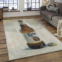 Miller Lite American Style Beer Retangle Carpet Area Rug Home Decor Gift Best Present For Friends ML25