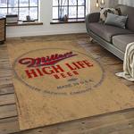 miller lite american style beer retangle carpet area rug home decor gift best present for friends dark room ml32