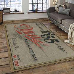 Miller Lite American Style Beer Retangle Carpet Area Rug Home Decor Gift Best Present For Friends ML33