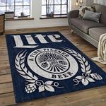miller lite american style beer retangle carpet area rug home decor gift best present for friends dark room ml42