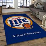miller lite american style beer retangle carpet area rug home decor gift best present for friends dark room ml46