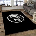 miller lite american style beer retangle carpet area rug home decor gift best present for friends dark room ml47