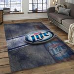 miller lite american style beer retangle carpet area rug home decor gift best present for friends dark room ml48