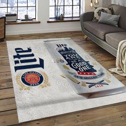 Miller Lite American Style Beer Retangle Carpet Area Rug Home Decor Gift Best Present For Friends ML9
