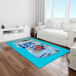 miller lite american style beer retangle carpet area rug home decor gift best present for friends light room ml20