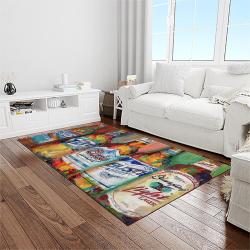 miller lite american style beer retangle carpet area rug home decor gift best present for friends light room ml21