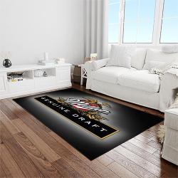 miller lite american style beer retangle carpet area rug home decor gift best present for friends light room ml40